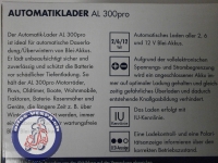 Batterieladegert AL 300 pro, Automatiklader 0.3 A (2/ 6/ 12V)